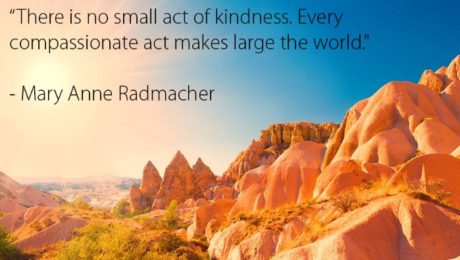 there is no small act of kindness